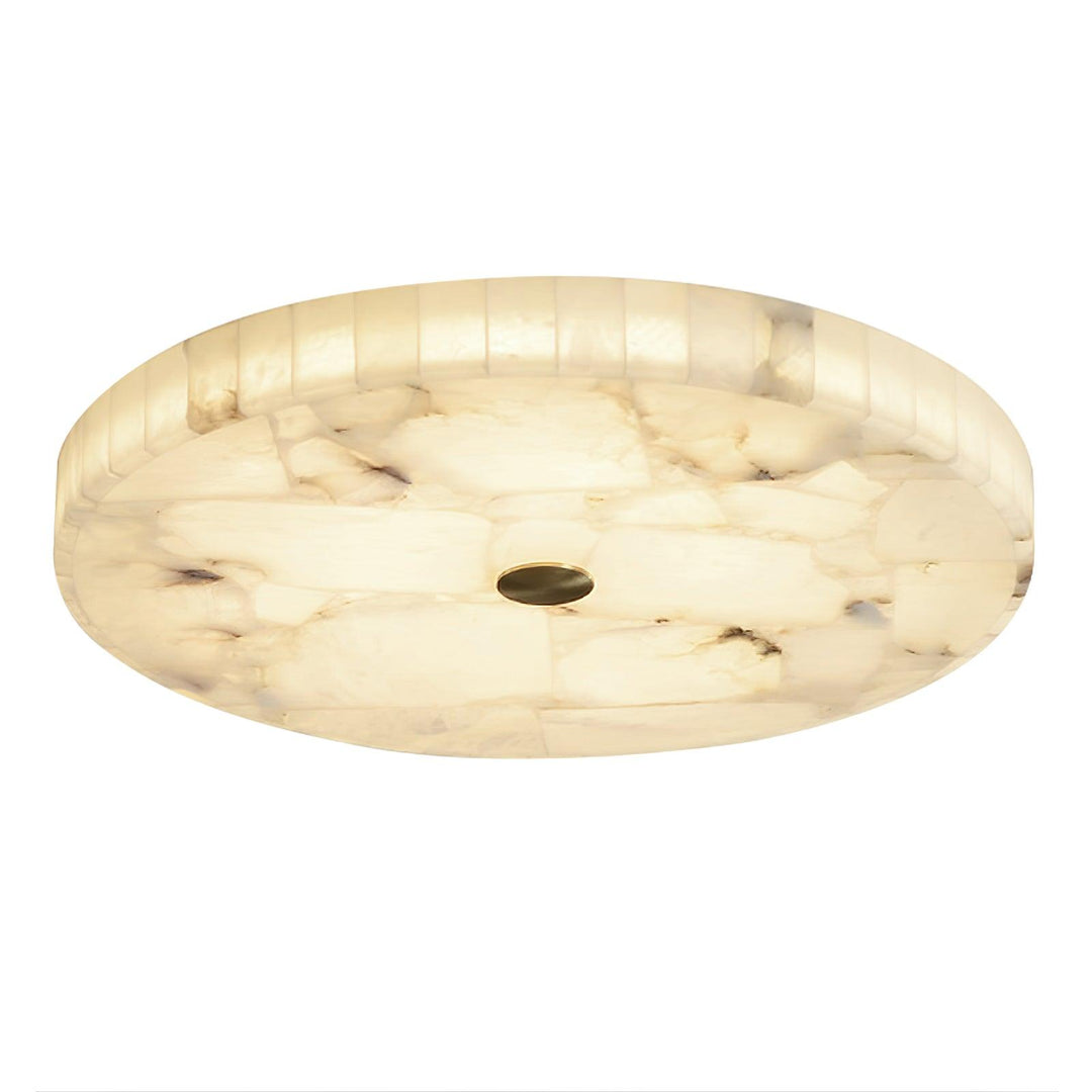 Rund Alabaster Taklampa