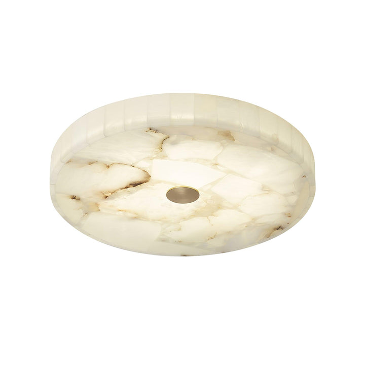 Rund Alabaster Taklampa