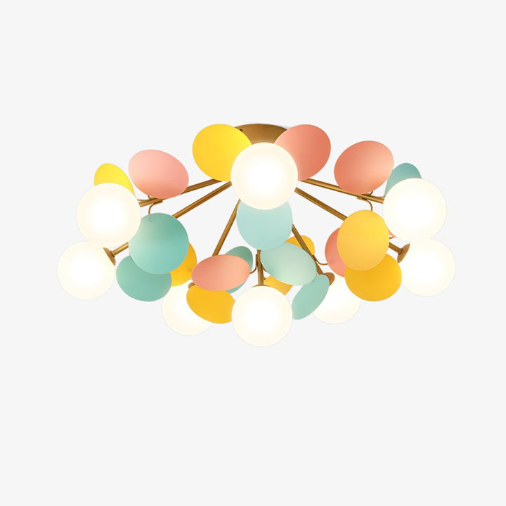 Rund Macaron Taklampa