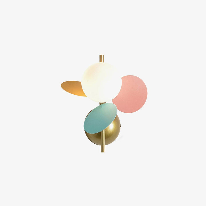 Rund Macaron Vägglampa