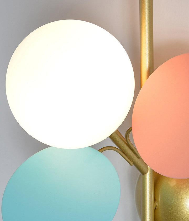 Rund Macaron Vägglampa