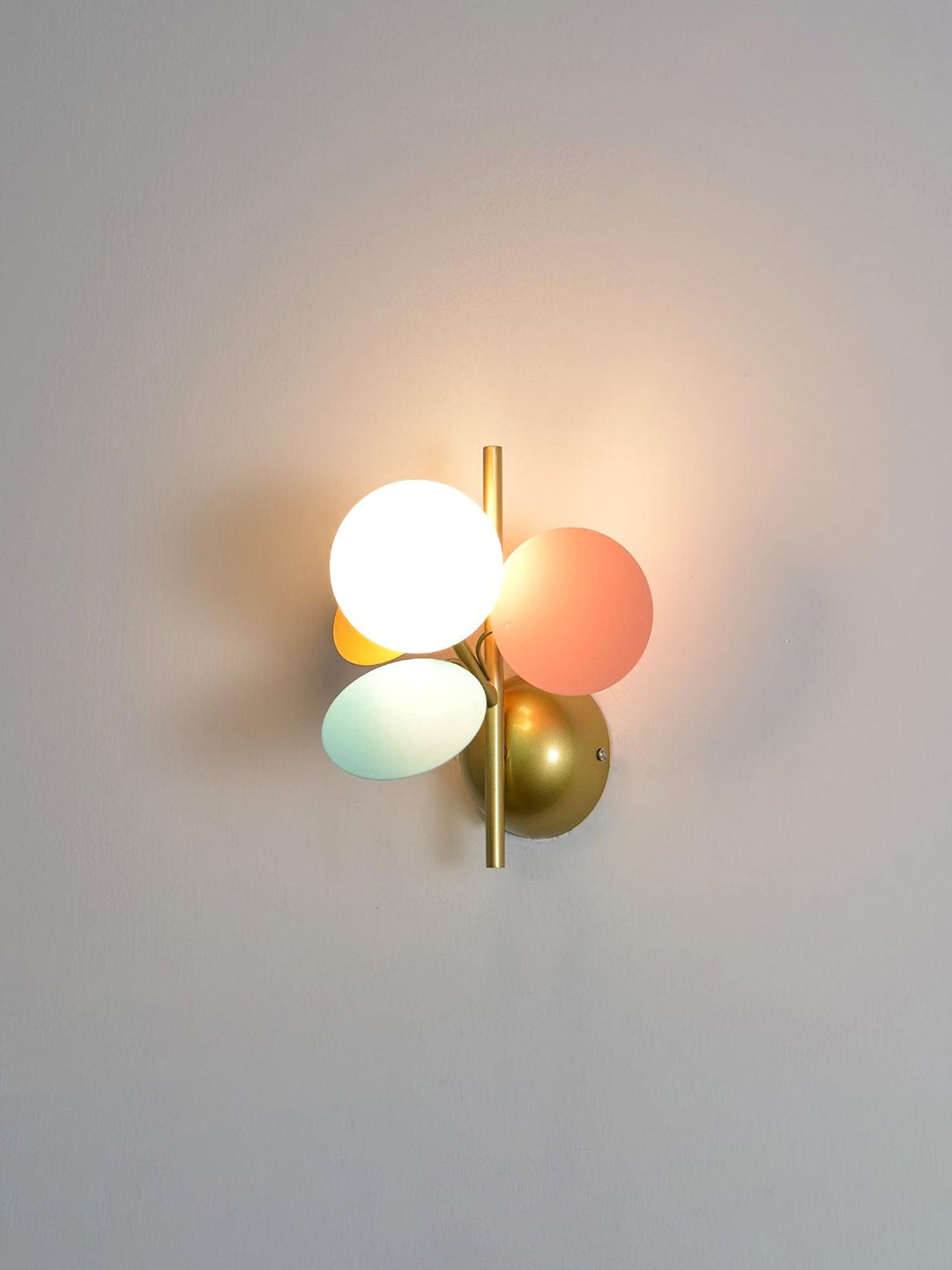 Rund Macaron Vägglampa