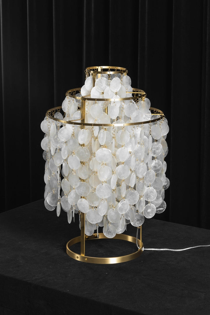 Rund Snäckbordslampa