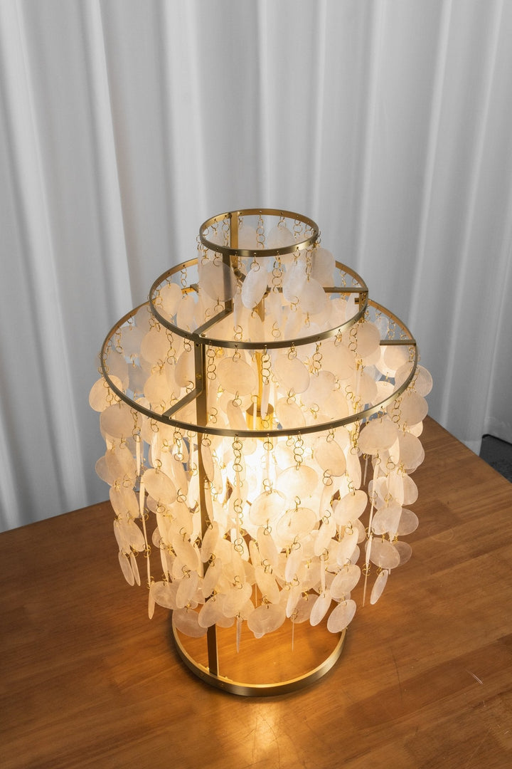 Rund Snäckbordslampa