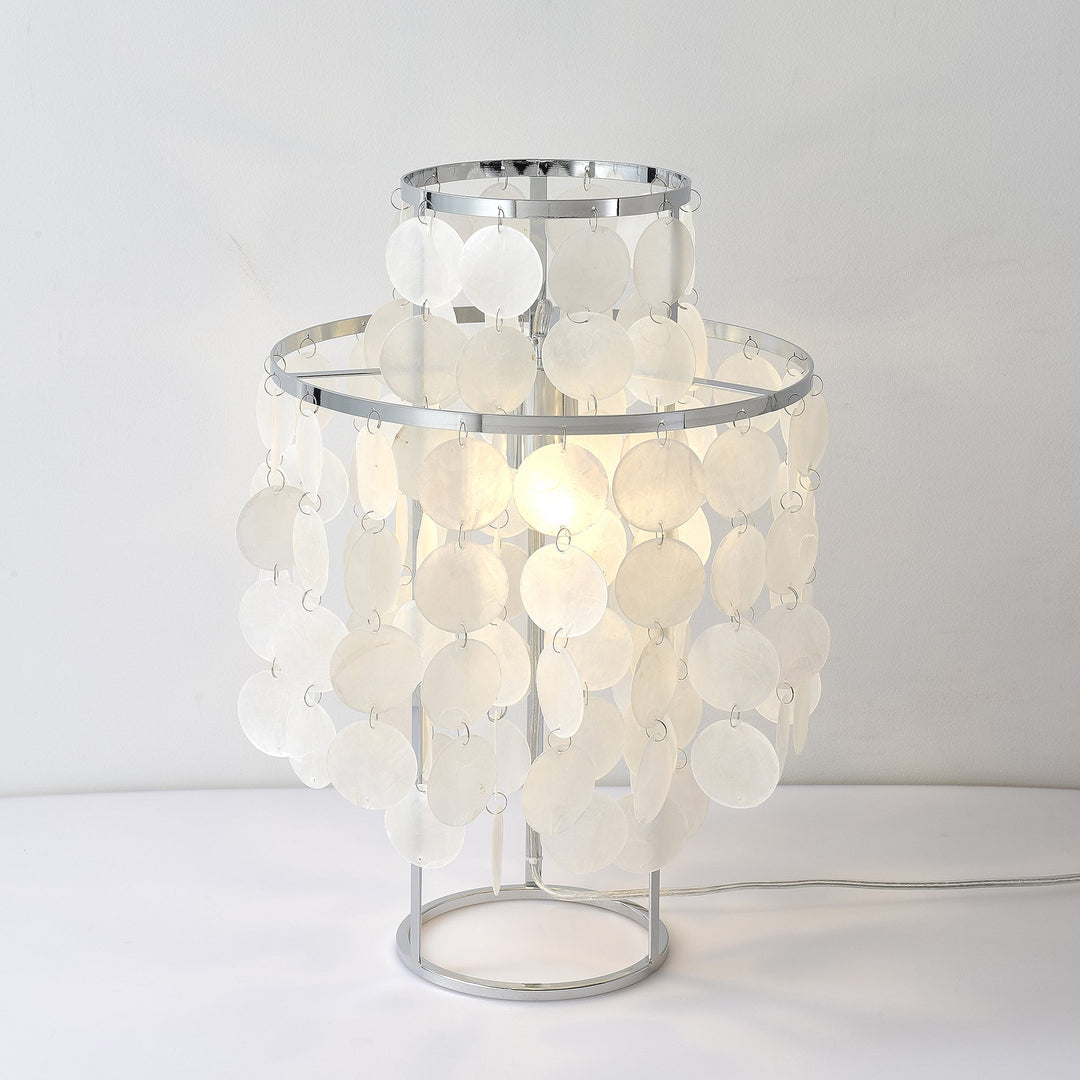 Rund Snäckbordslampa