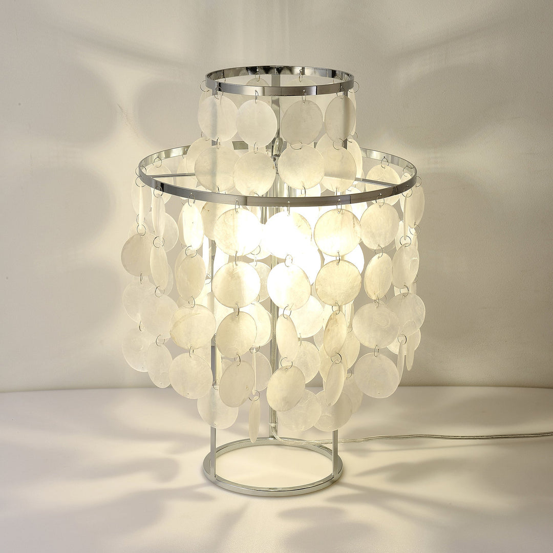 Rund Snäckbordslampa