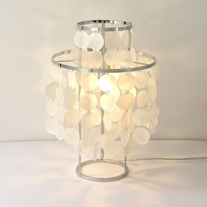 Rund Snäckbordslampa