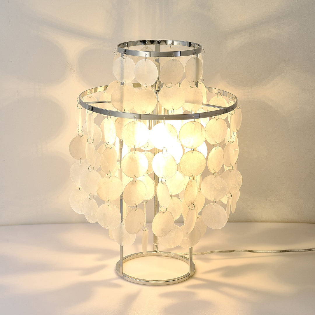Rund Snäckbordslampa