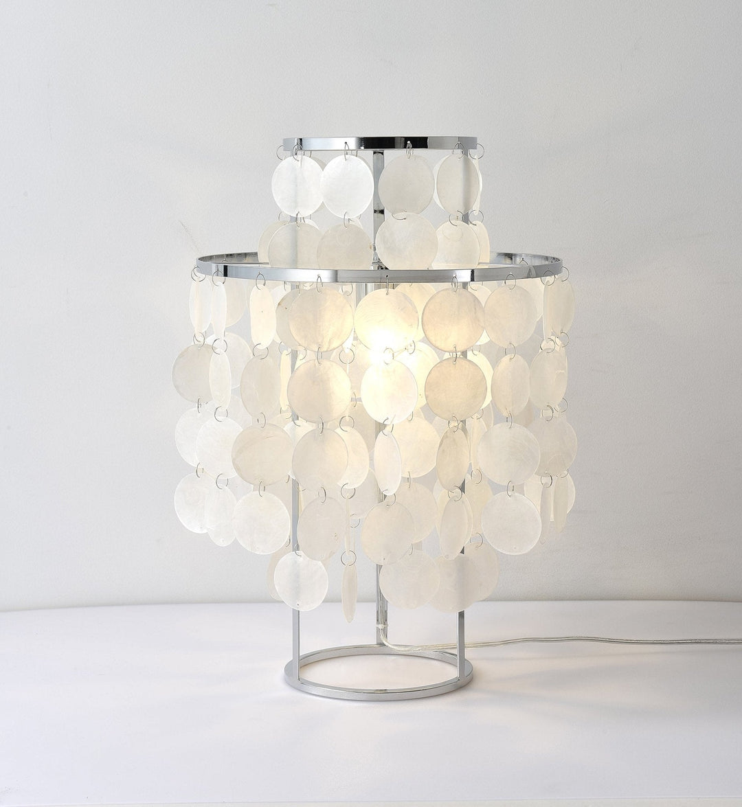 Rund Snäckbordslampa