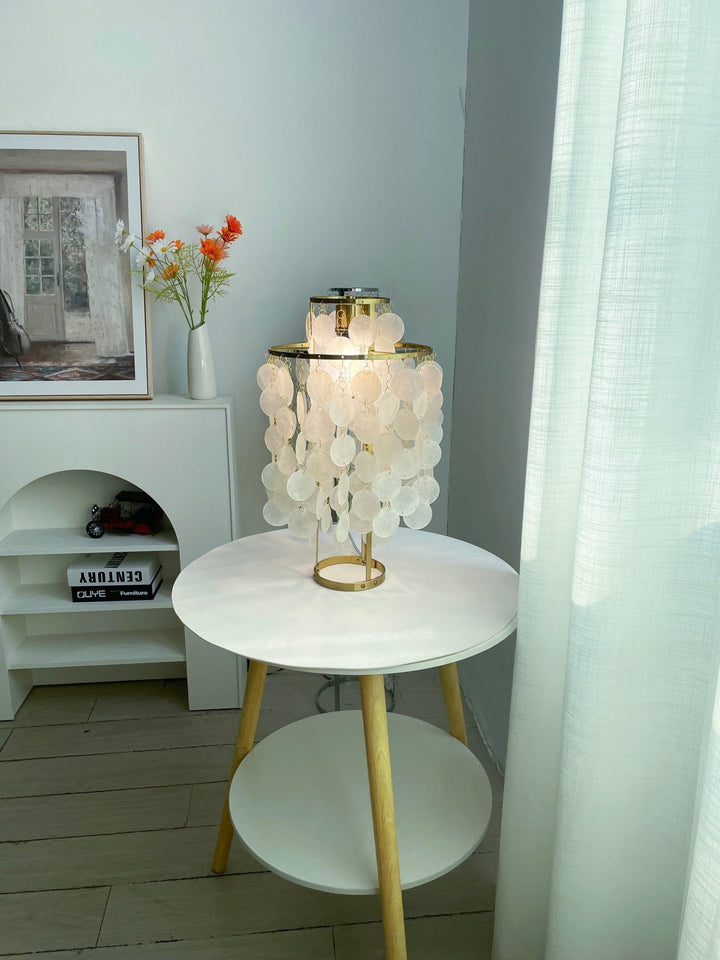 Rund Snäckbordslampa
