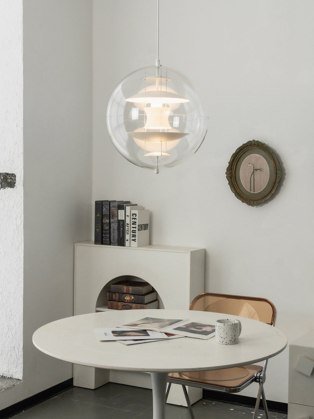 Rund Kula Hängande Lampa