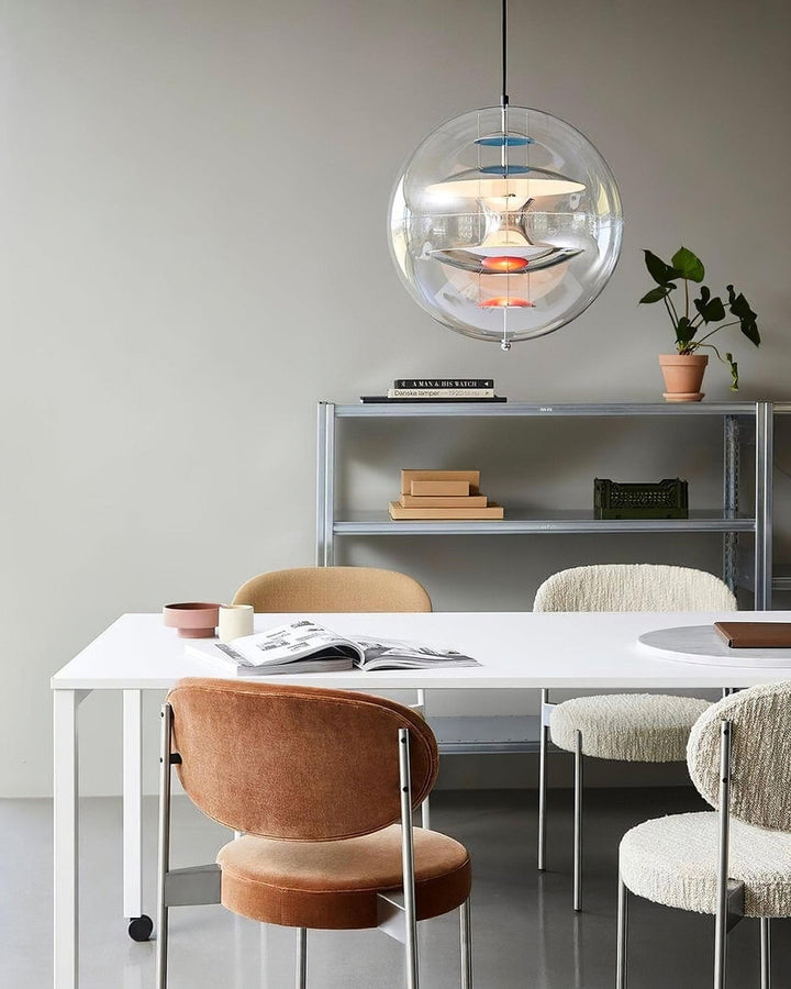Rund Kula Hängande Lampa