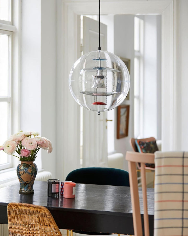 Rund Kula Hängande Lampa