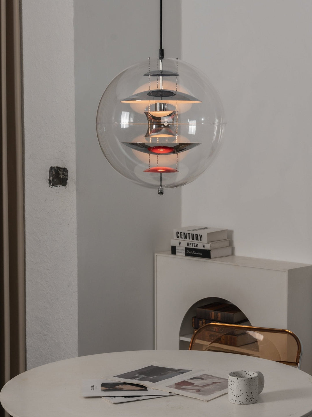 Rund Kula Hängande Lampa