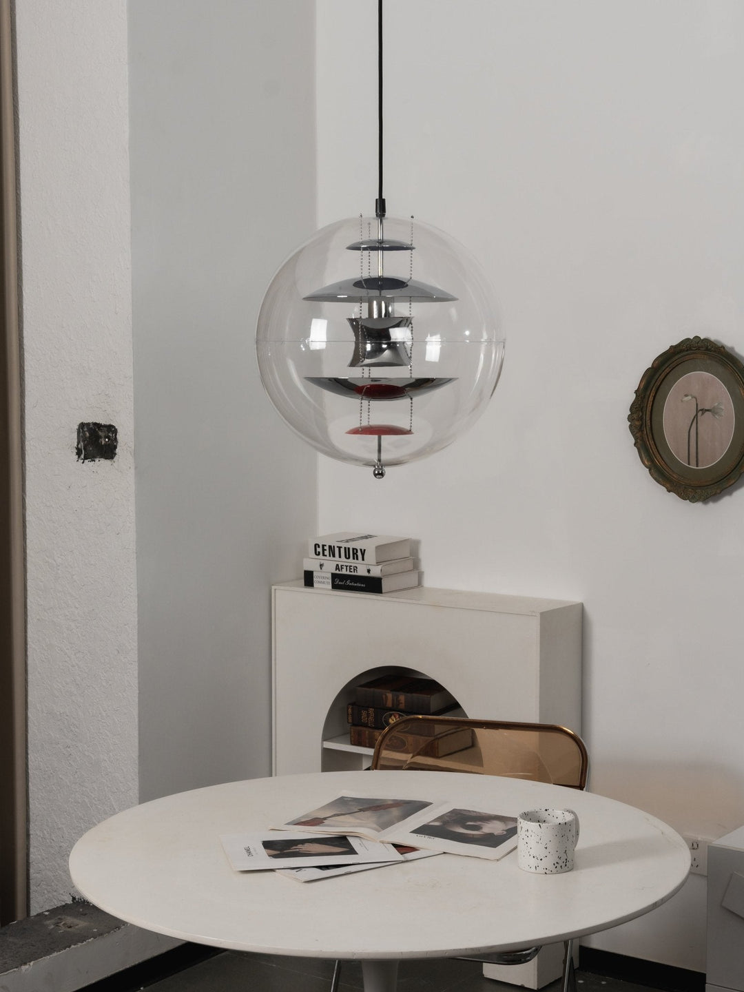 Rund Kula Hängande Lampa