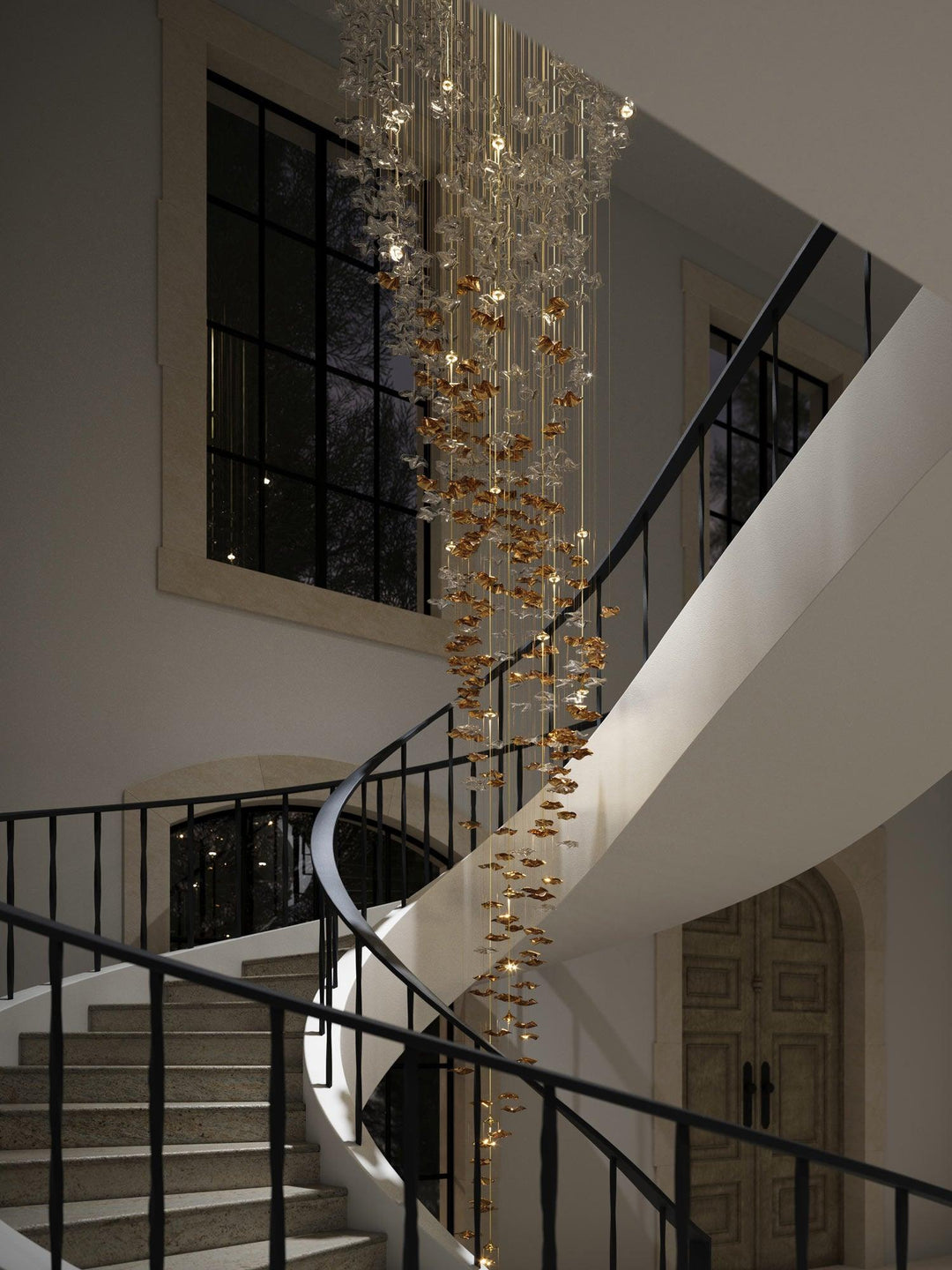Tidal Art Glass Pendants Lampa