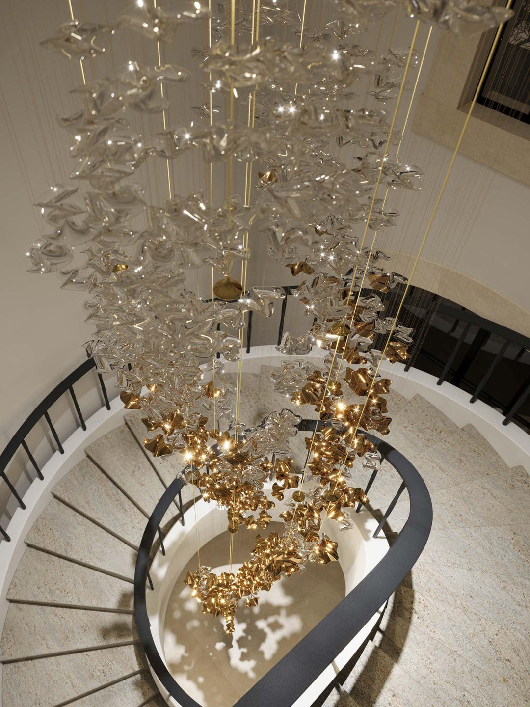 Tidal Art Glass Pendants Lampa