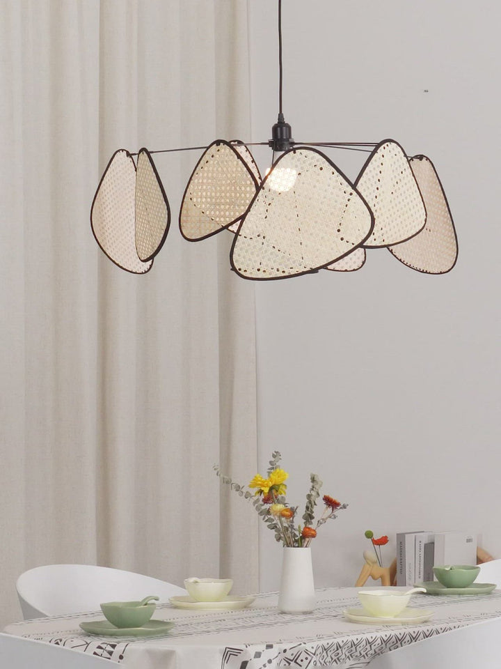 Skärm Cannage Hängande Swag Lampa