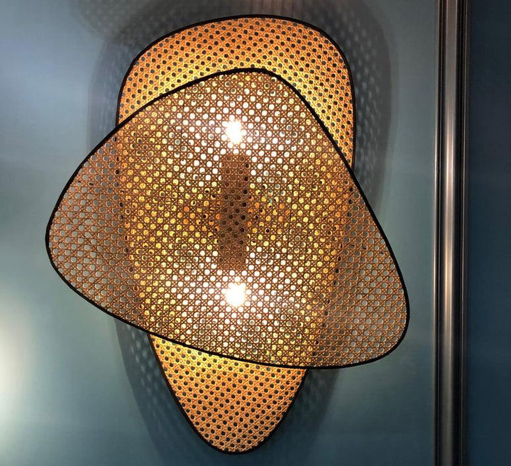 Skärm Cannage Vägglampa