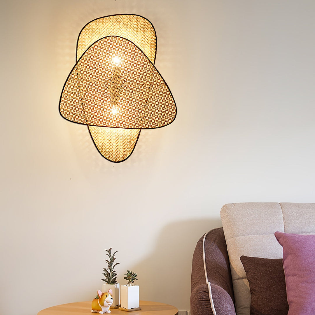 Skärm Cannage Vägglampa