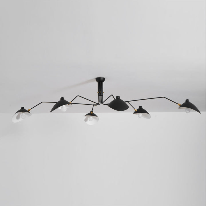 Multi-Arm Spider Ceiling Light A