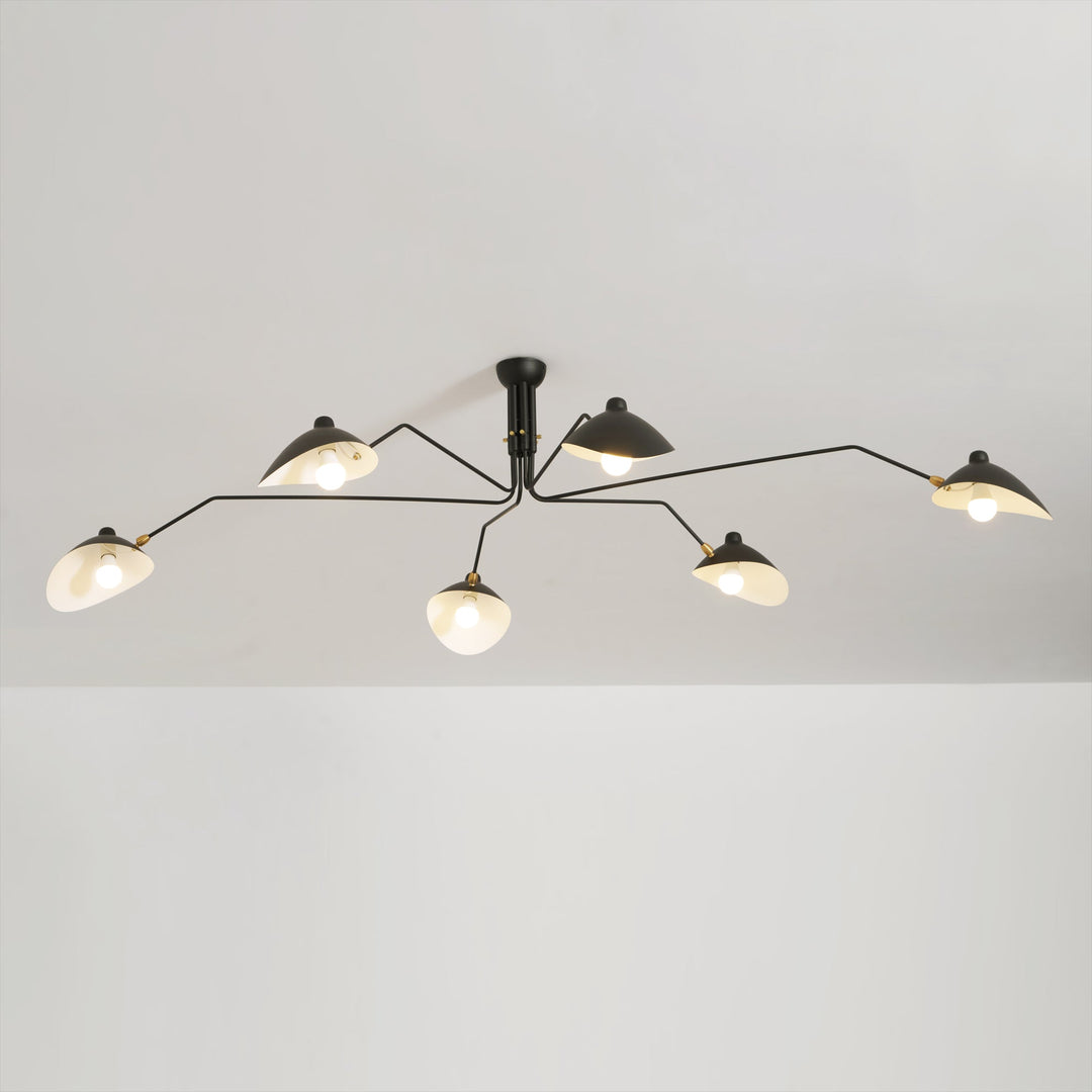 Multi-Arm Spider Ceiling Light A
