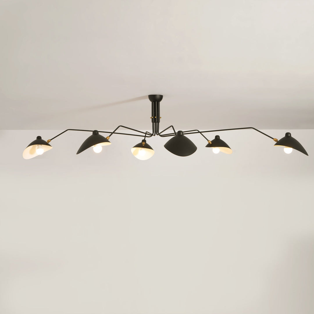 Multi-Arm Spider Ceiling Light A