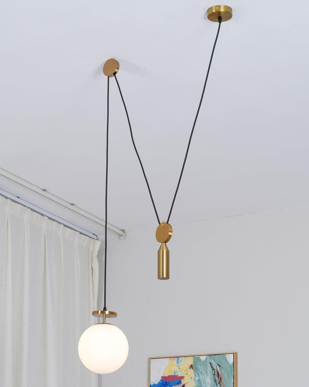 Geometrisk Form Konst Modern Kandelaber