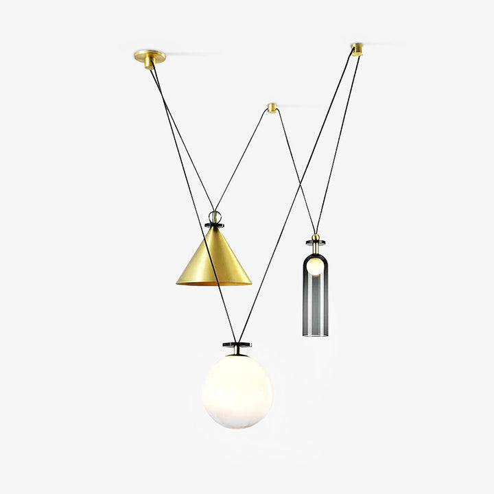 Geometrisk Form Konst Modern Kandelaber