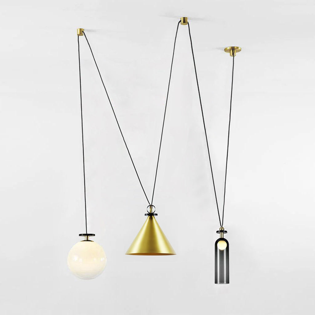 Geometrisk Form Konst Modern Kandelaber