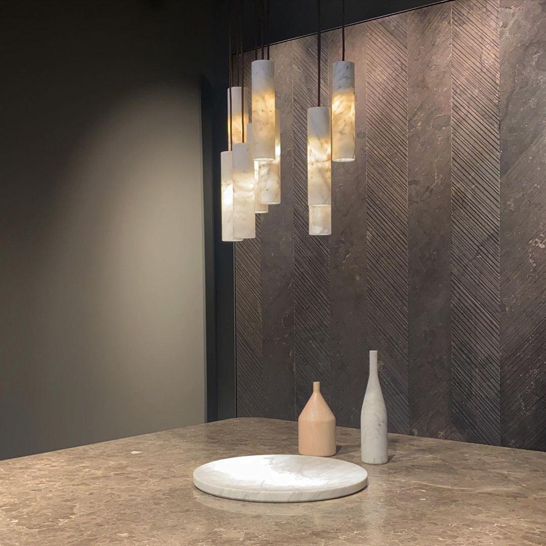 Silo Alabaster Pendellampa