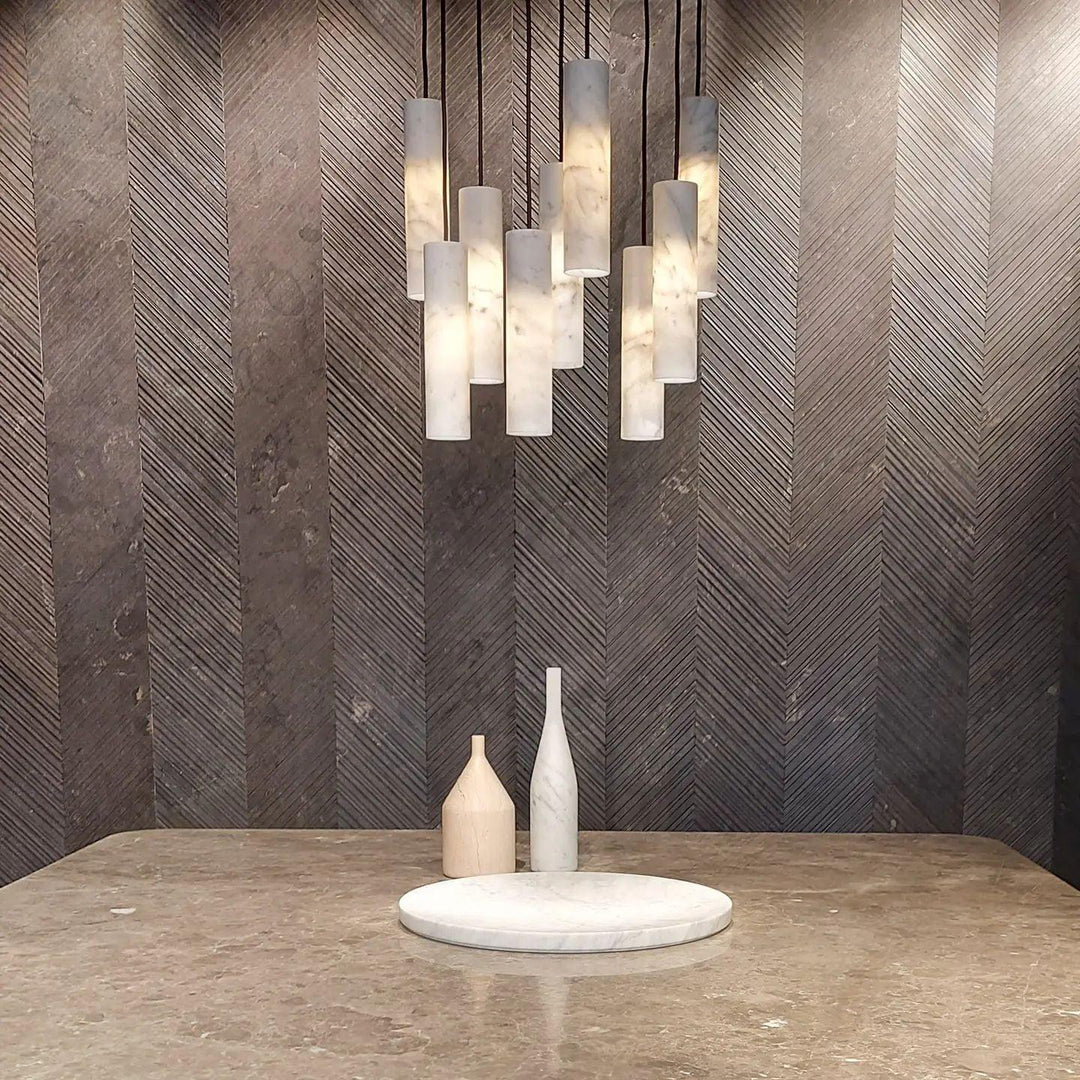 Silo Alabaster Pendellampa