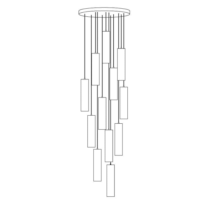 Silo Alabaster Pendellampa