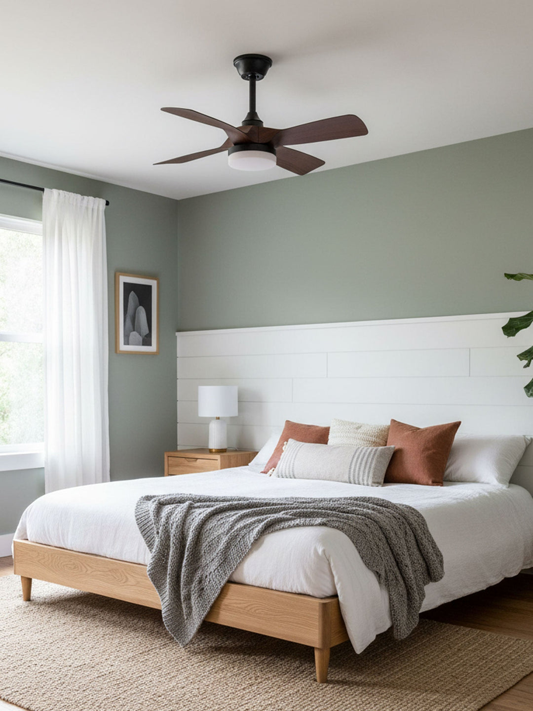 Silver Curve Takfläkt Lampa
