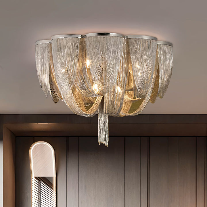 Kedja Fringed Taklampa