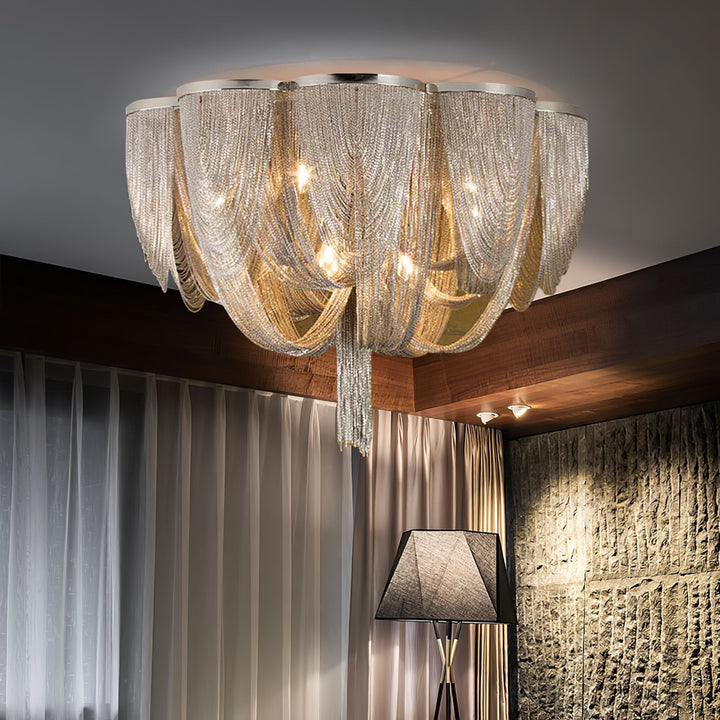 Kedja Fringed Taklampa