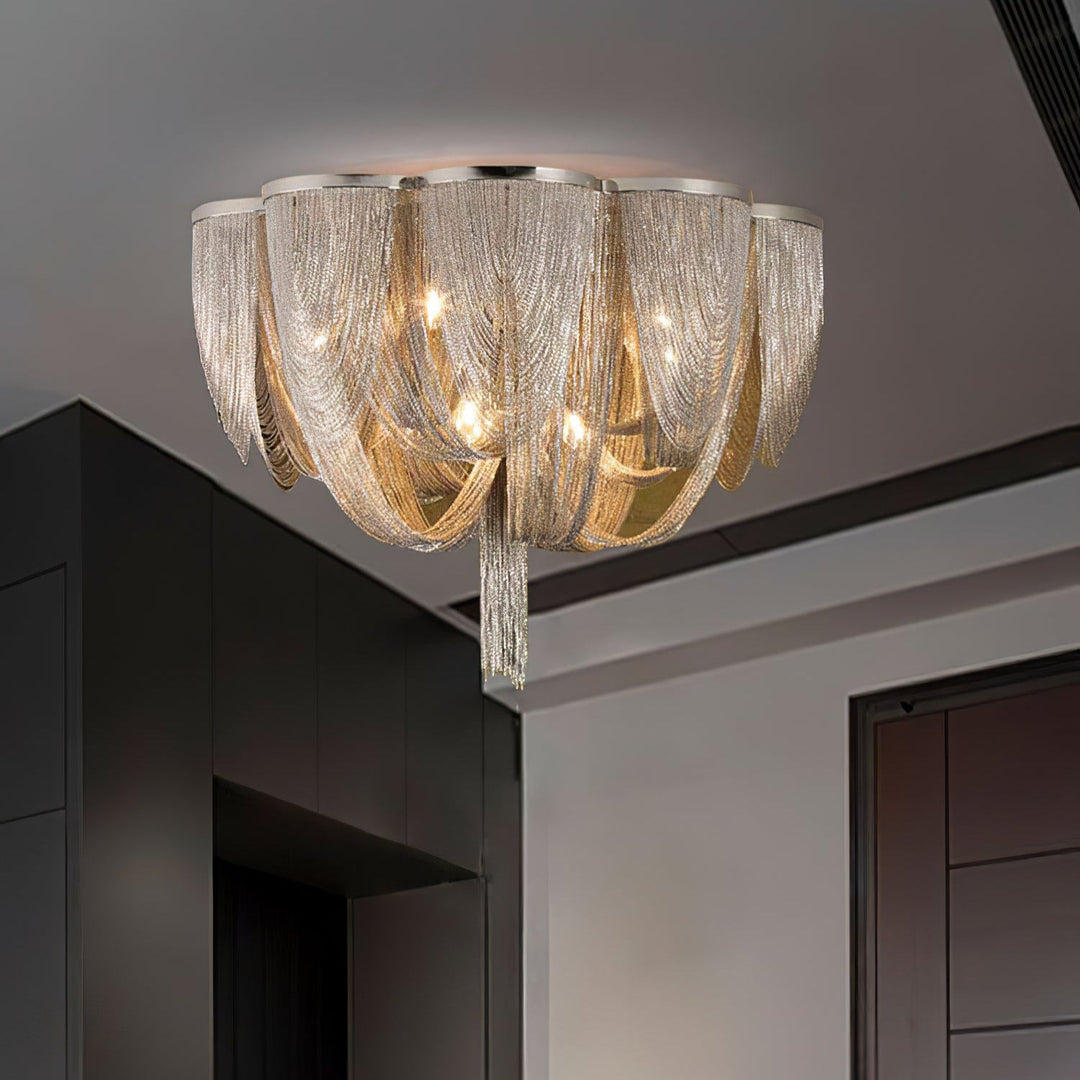 Kedja Fringed Taklampa
