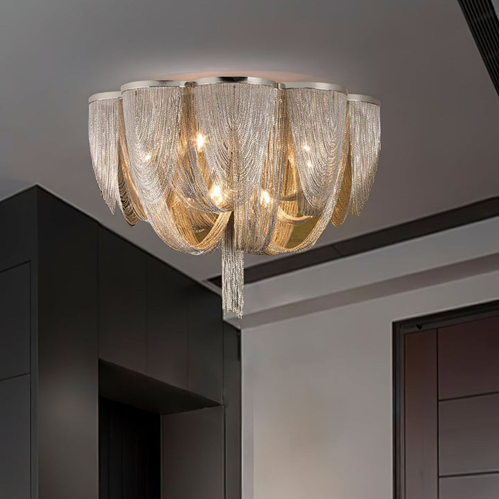 Kedja Fringed Taklampa