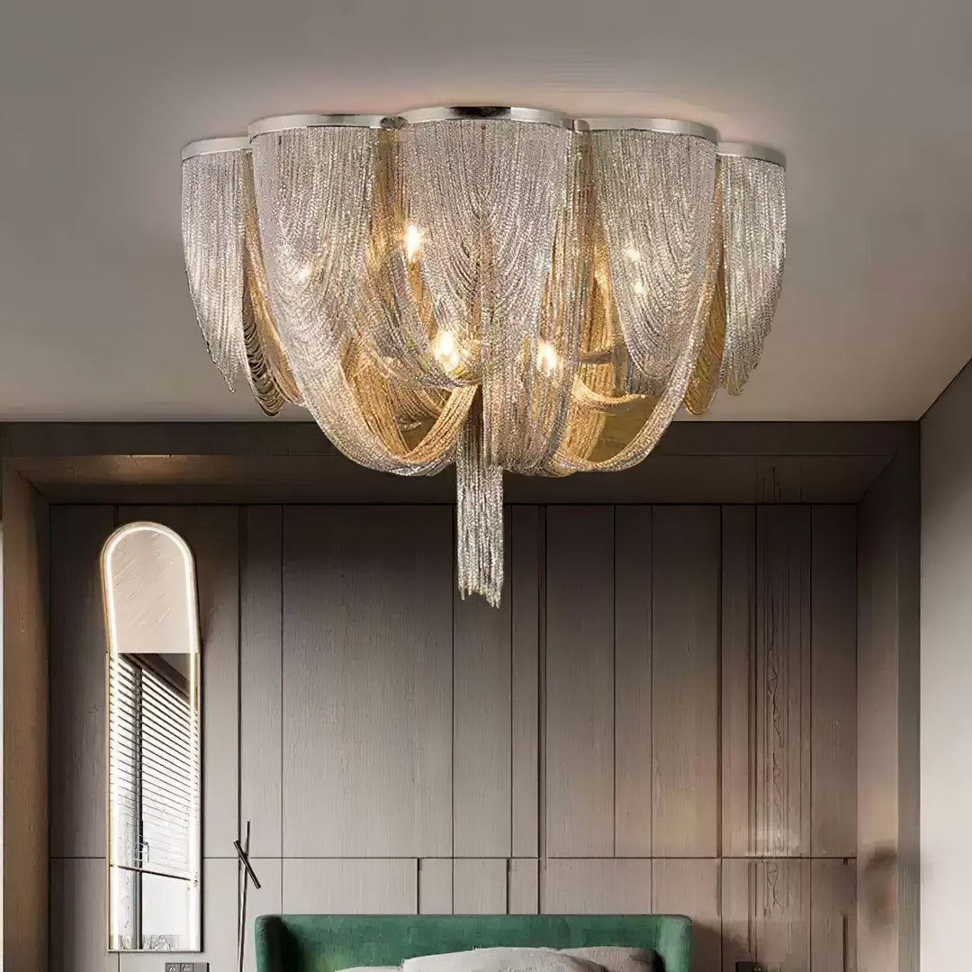 Kedja Fringed Taklampa