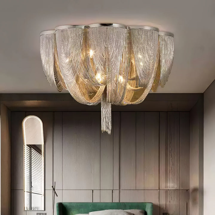 Kedja Fringed Taklampa