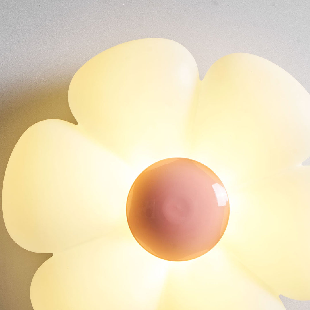 Sexbladig Blomma Barnrum Taklampa