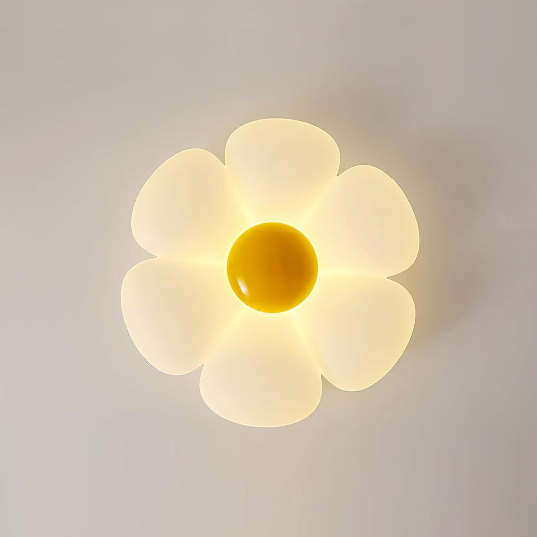 Sexbladig Blomma Barnrum Taklampa