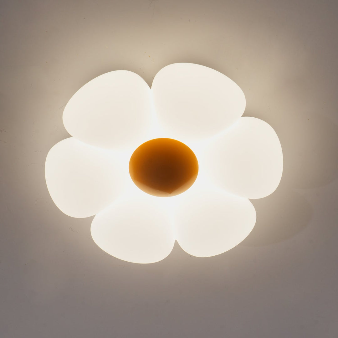 Sexbladig Blomma Barnrum Taklampa