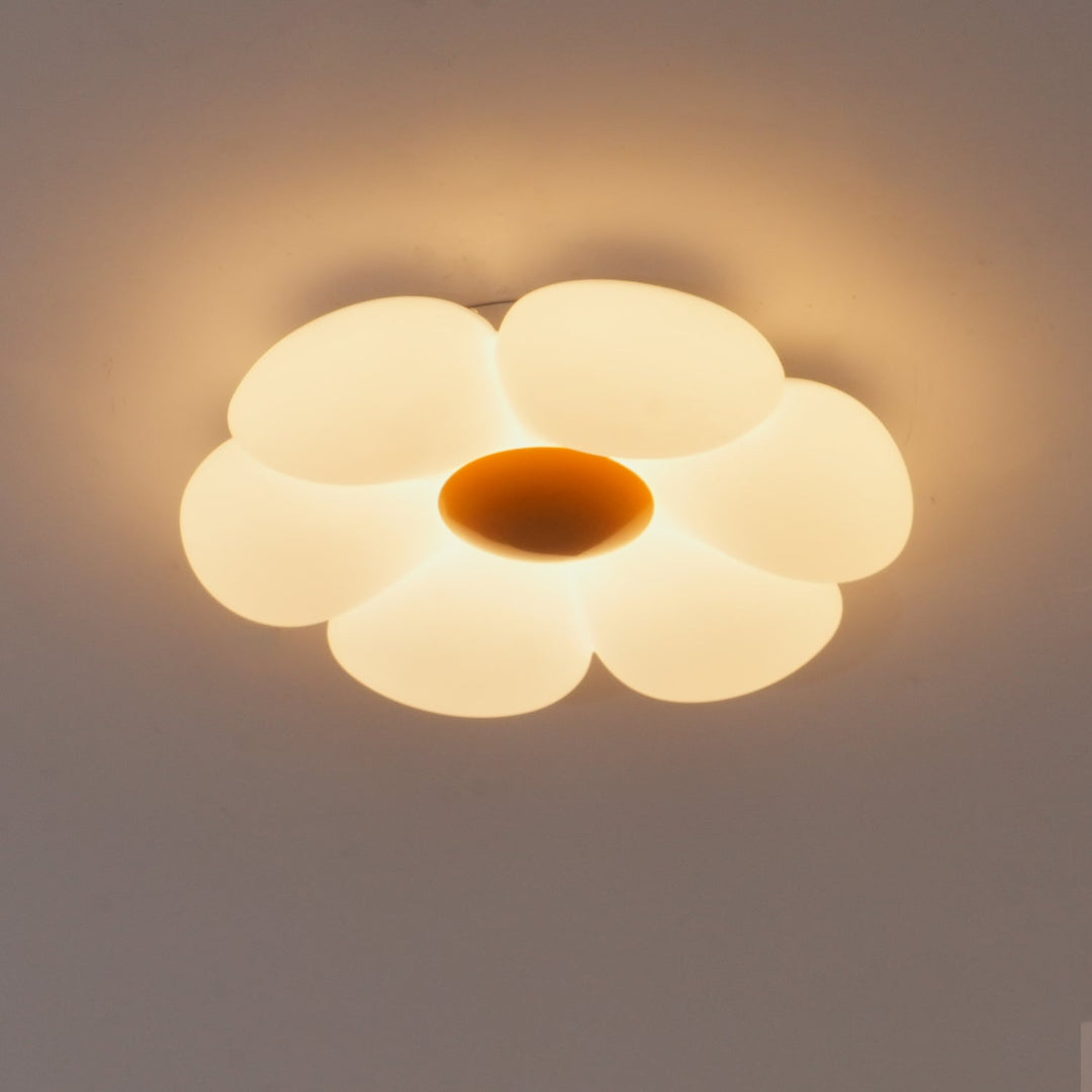 Sexbladig Blomma Barnrum Taklampa