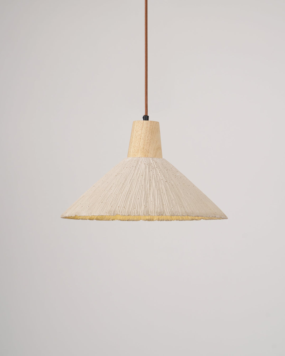 Betong Plisserad Pendellampa