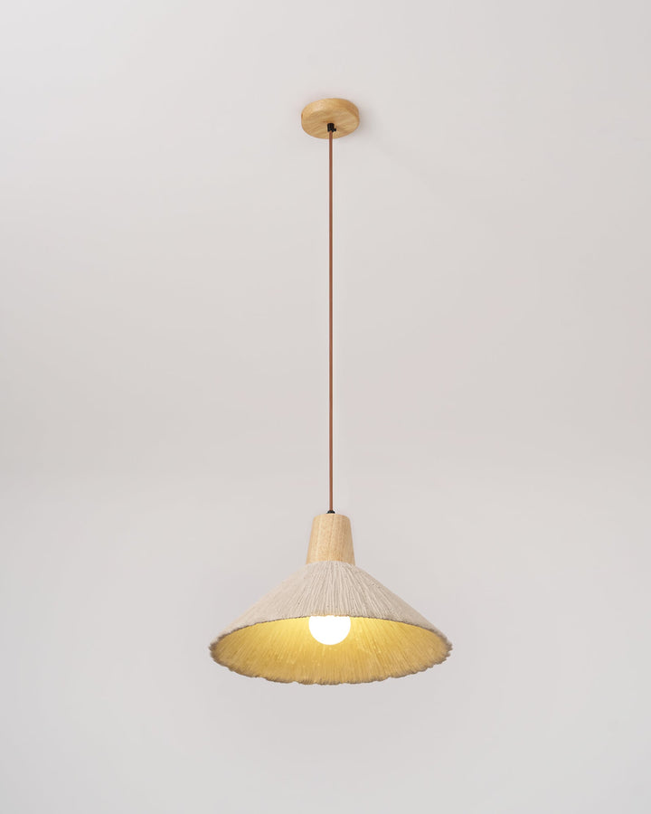 Betong Plisserad Pendellampa