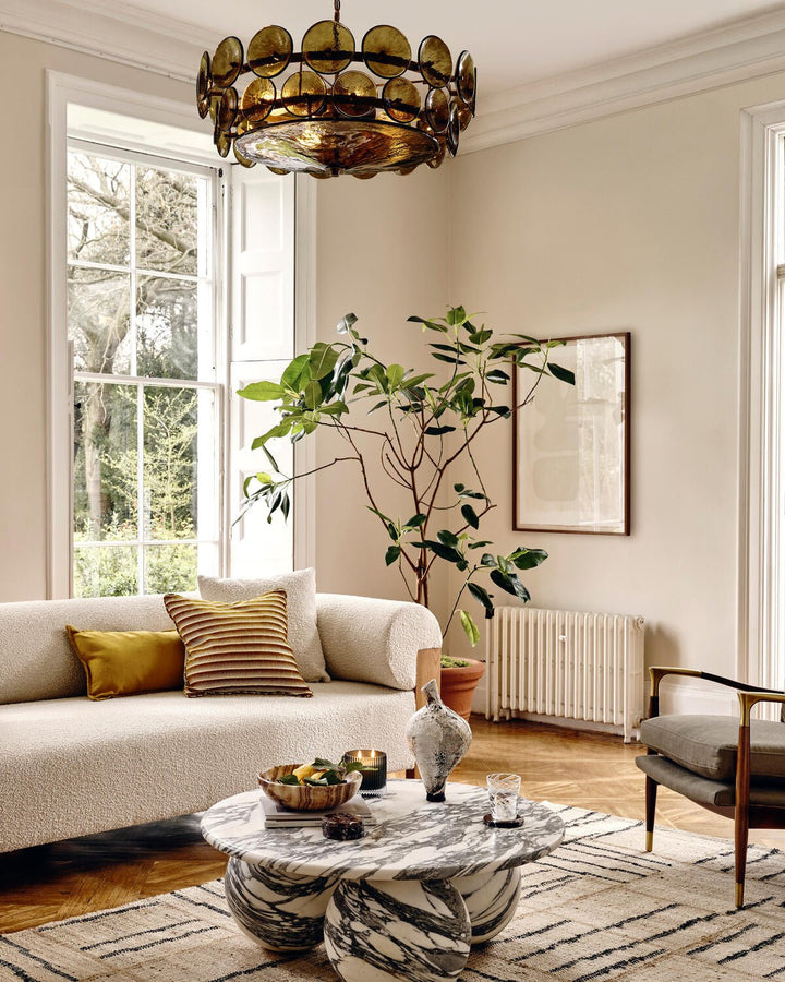 Solaris Disc Murano Kandelaber