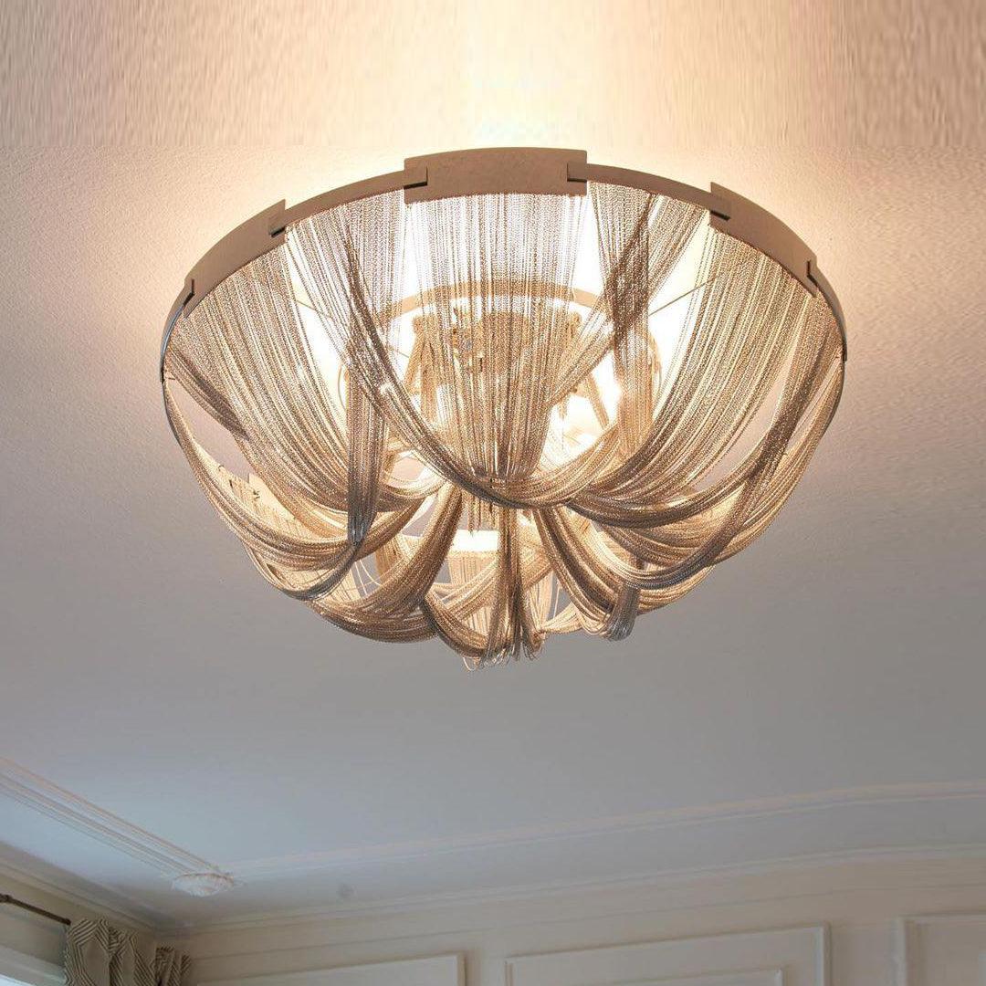 Tassel Aluminiumkedja Taklampa