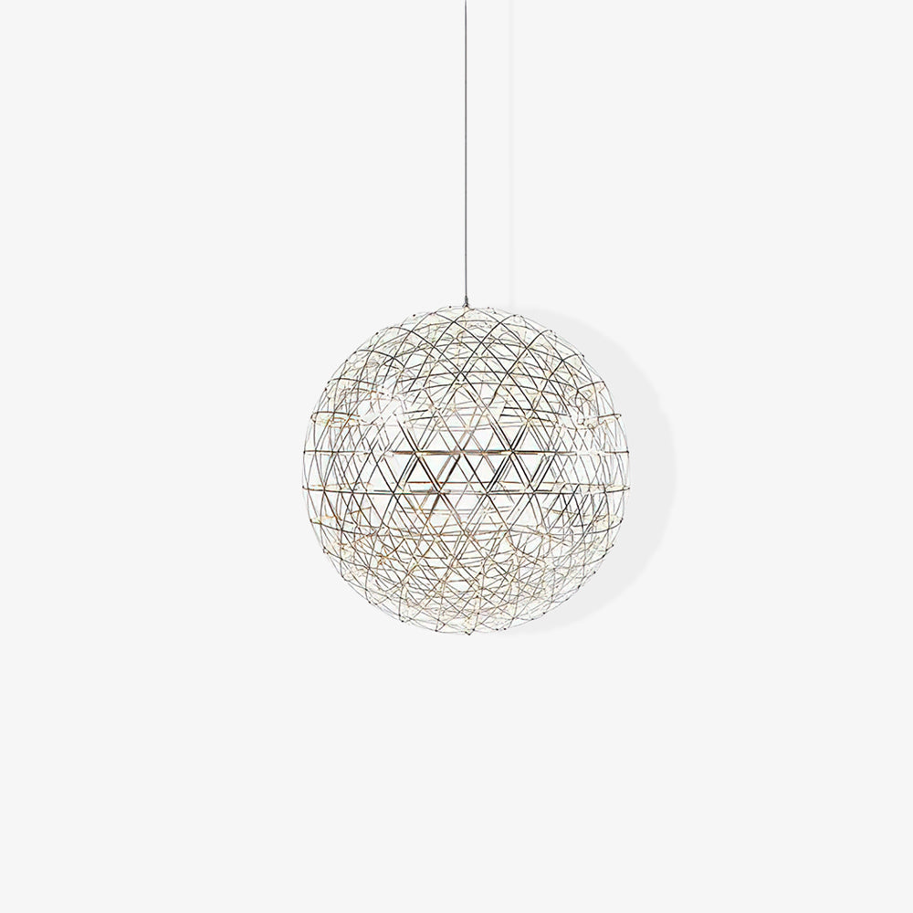 Silver Spark Ball Pendellampa