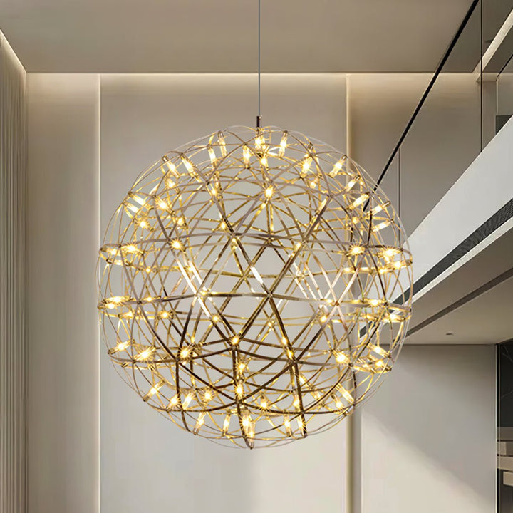 Guld Spark Ball Pendellampa